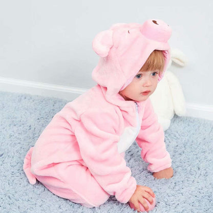 Baby Animal Costumes Unisex Toddler Onesie Pajamas Halloween Dress up Romper